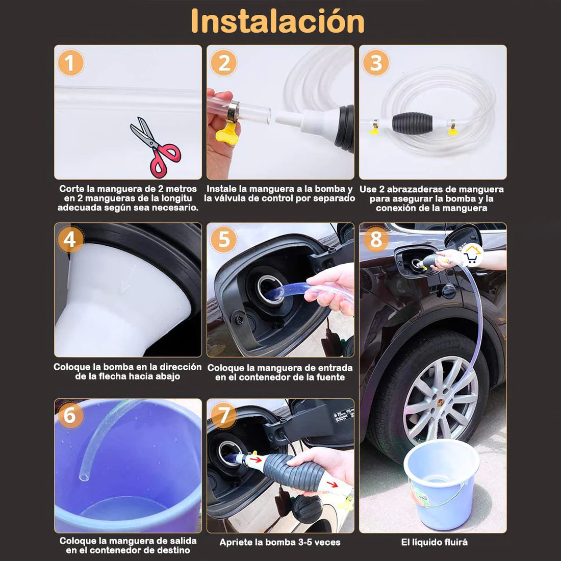 Kit de bomba de combustible Universal para coche⛽
