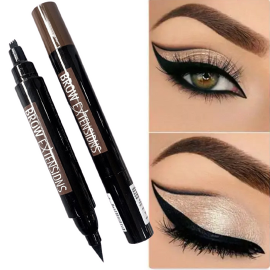 DELINEADOR DE CEJAS Y OJOS 2 EN 1 WATERPROOF ™🧔🏻♂️👩🦰