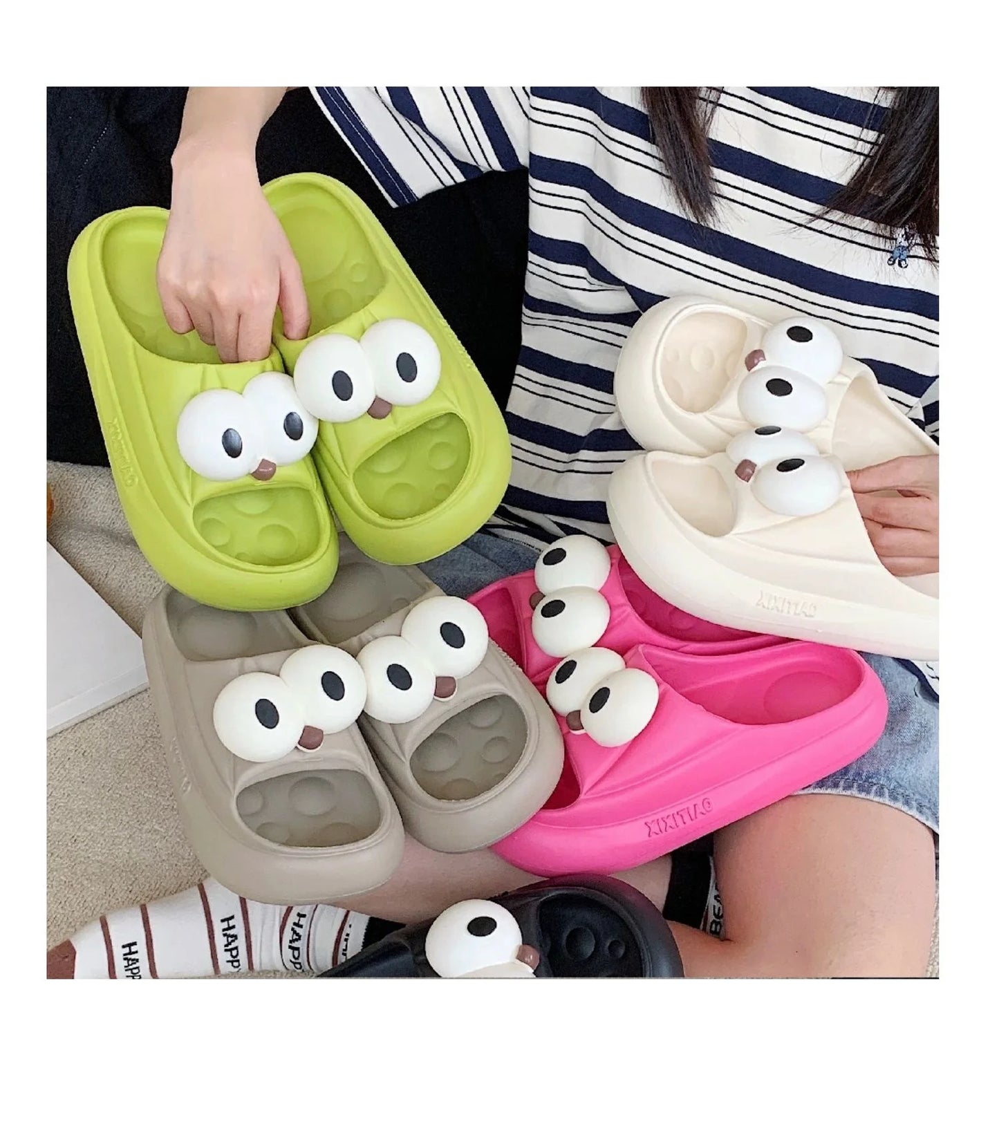 🩴Sandalias de goma con dibujos animados🤪
