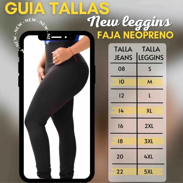 💎🧜🏻♀️LEGGINS adelgazantes levanta glúteos con control de abdomen🧜🏻♀️💎
