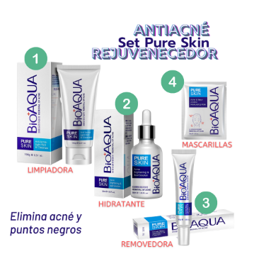 KIT COMPLETO ANTI ACNÉ BIOAQUA